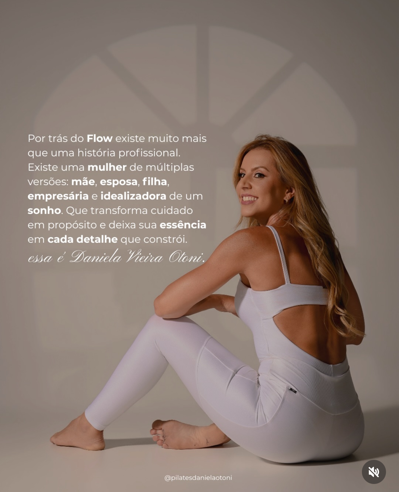 Daniela Otoni, idealizadora do Studio Flow Pilates em Prata MG